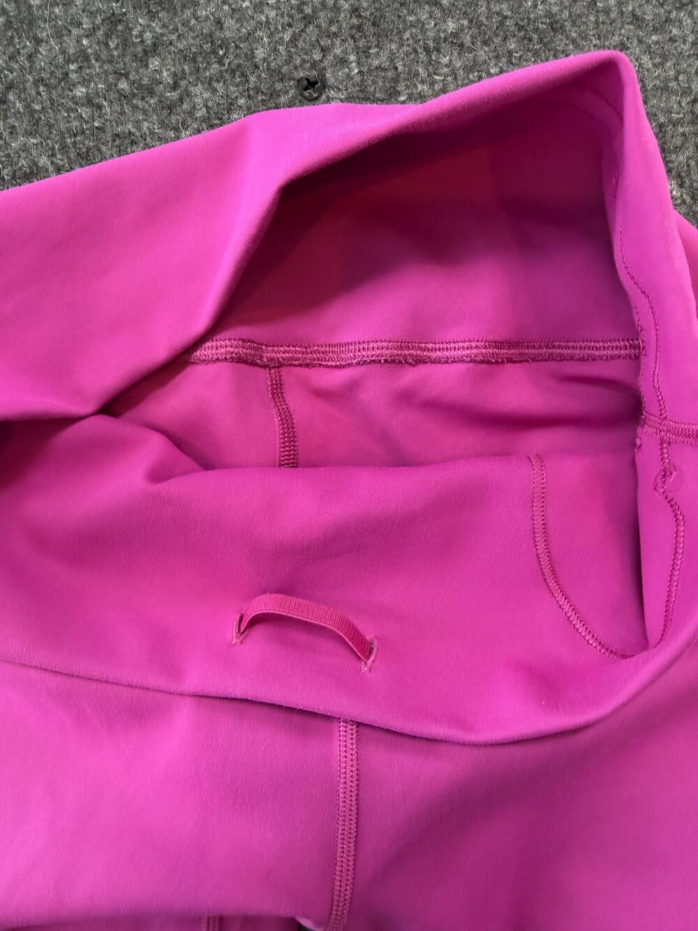 Lululemon Wunder Train High-Rise Tight 25" Ripened Raspberry Size 8 - Picture 5 of 10